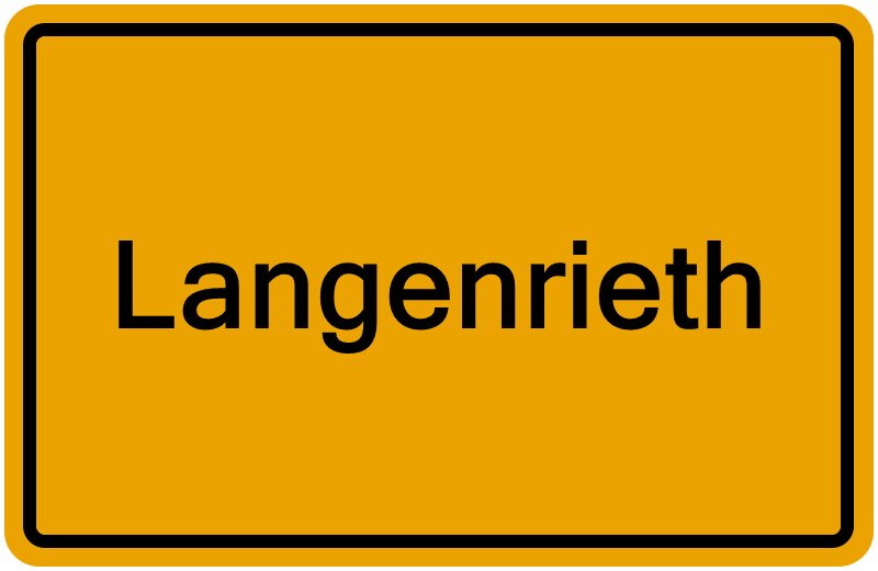 Handelsregisterauszug Langenrieth