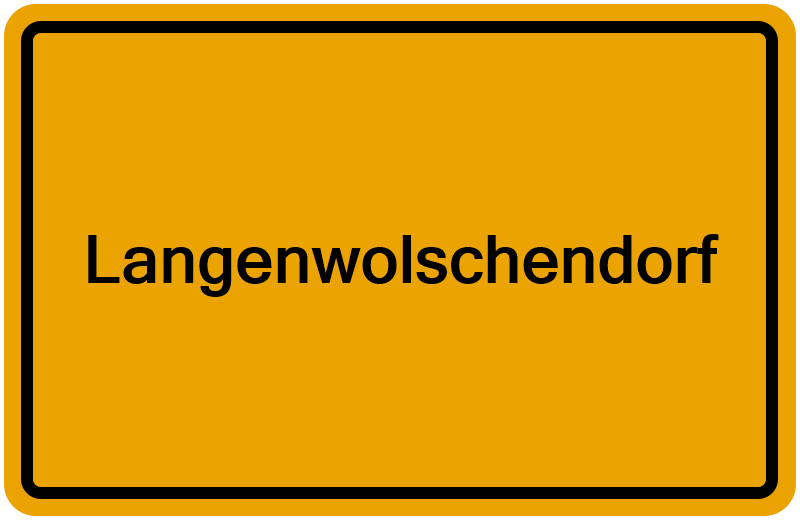 Handelsregisterauszug Langenwolschendorf