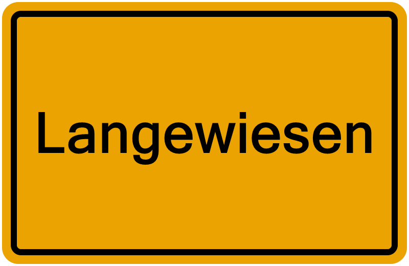 Handelsregisterauszug Langewiesen