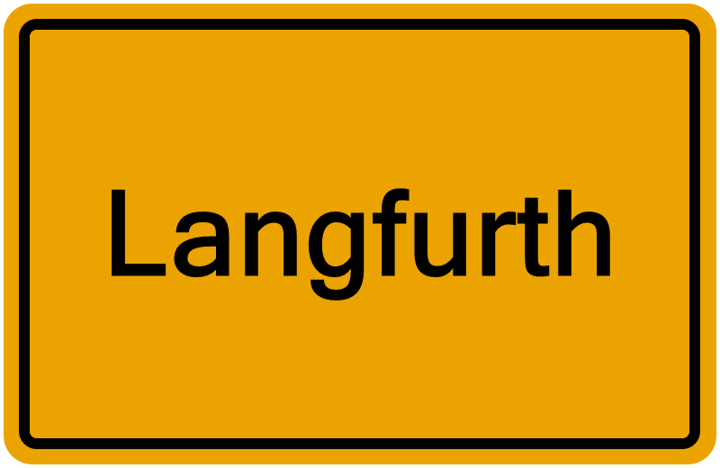 Handelsregisterauszug Langfurth