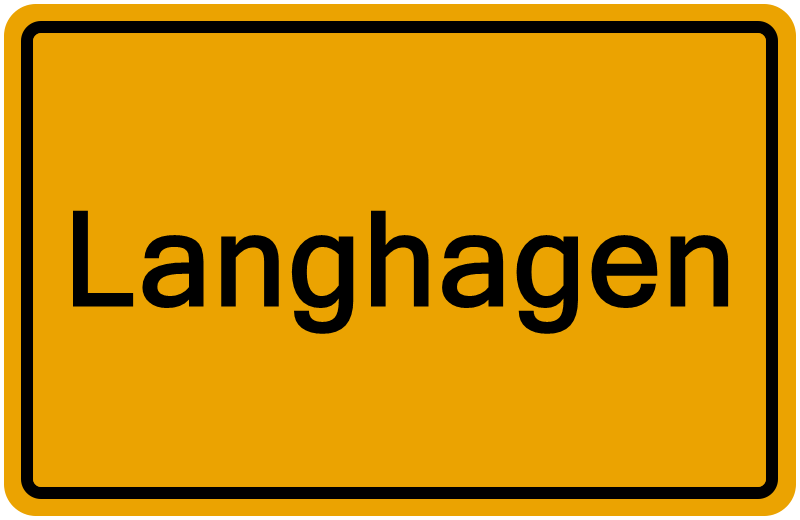 Handelsregisterauszug Langhagen