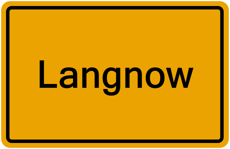 Handelsregisterauszug Langnow