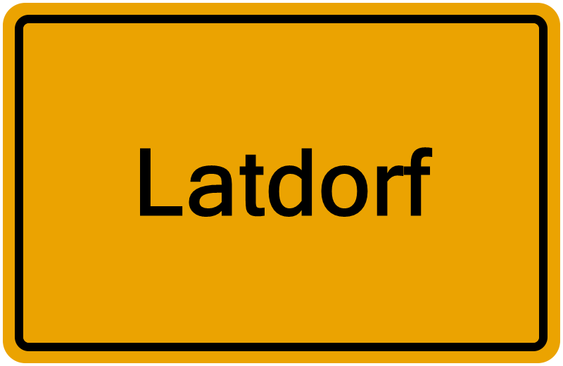 Handelsregisterauszug Latdorf