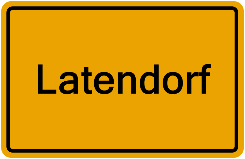 Handelsregisterauszug Latendorf