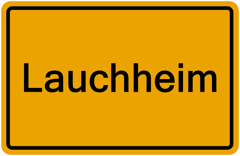 Handelsregisterauszug Lauchheim