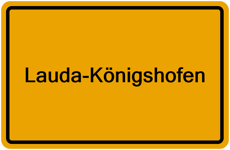 Handelsregisterauszug Lauda-Königshofen