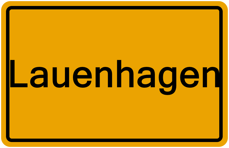 Handelsregisterauszug Lauenhagen