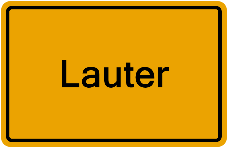 Handelsregisterauszug Lauter