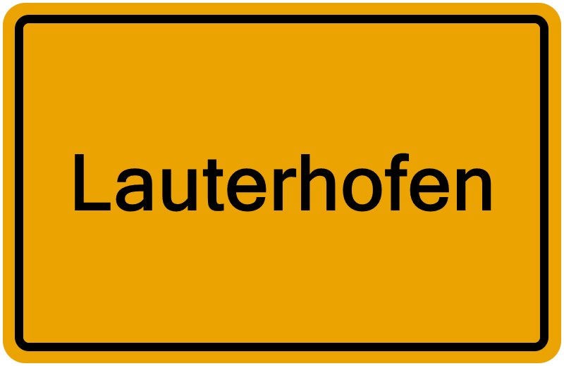 Handelsregisterauszug Lauterhofen