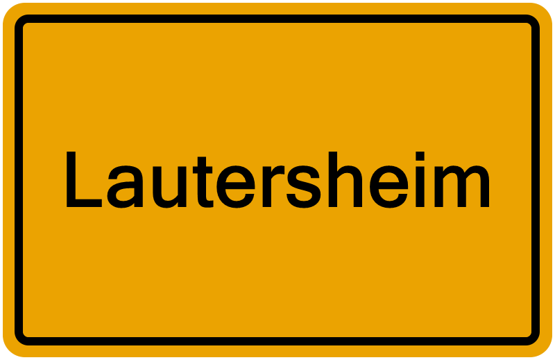 Handelsregisterauszug Lautersheim
