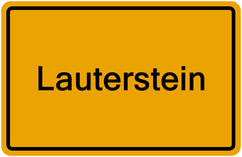 Handelsregisterauszug Lauterstein