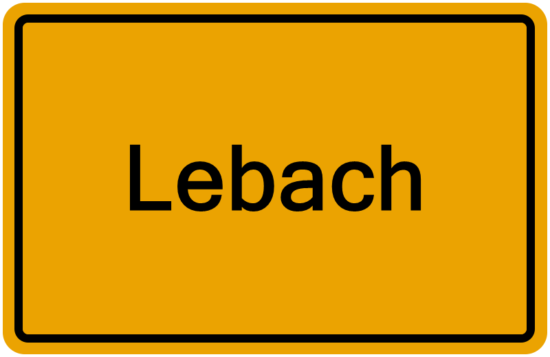 Handelsregisterauszug Lebach