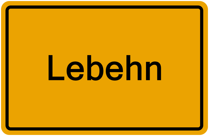 Handelsregisterauszug Lebehn