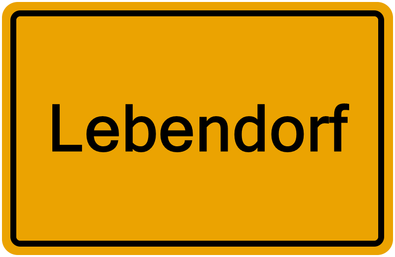 Handelsregisterauszug Lebendorf