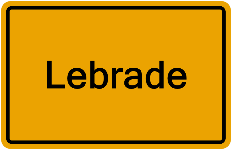 Handelsregisterauszug Lebrade