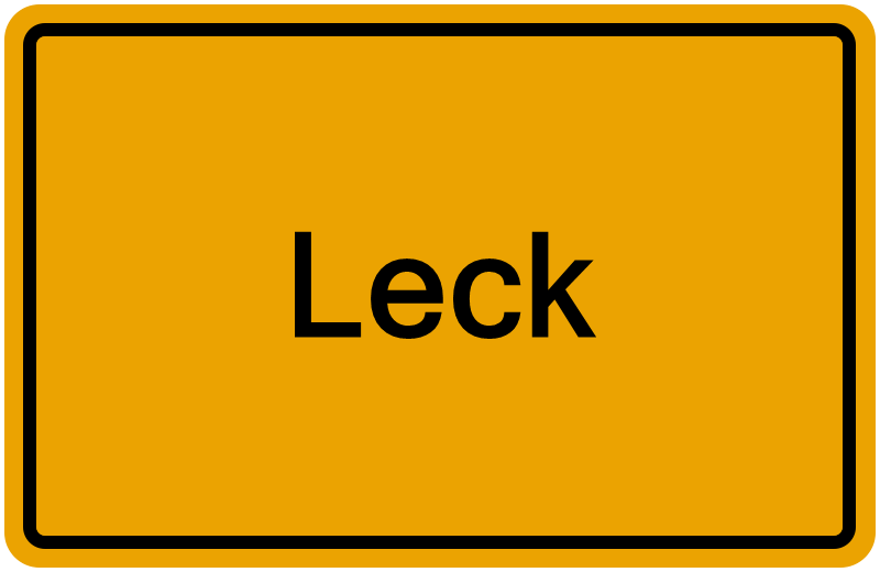 Handelsregisterauszug Leck