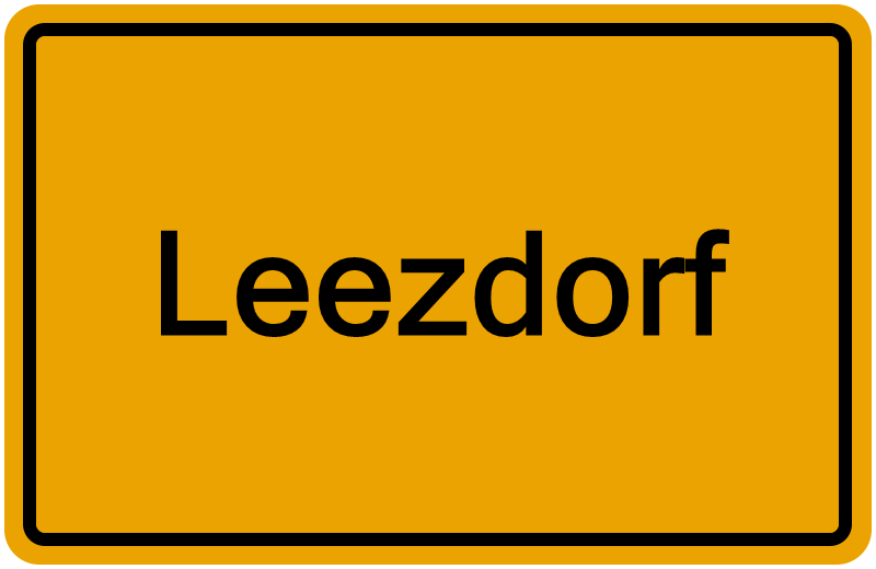 Handelsregisterauszug Leezdorf