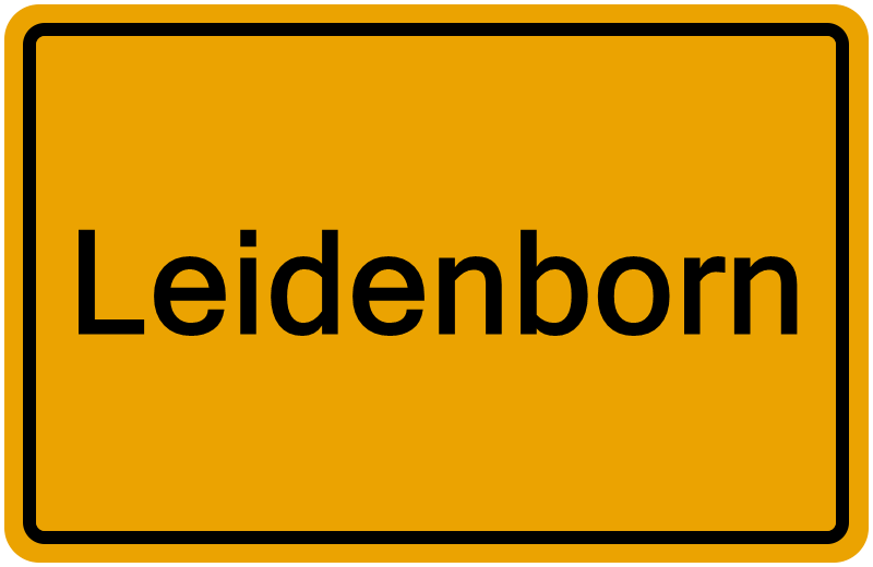 Handelsregisterauszug Leidenborn