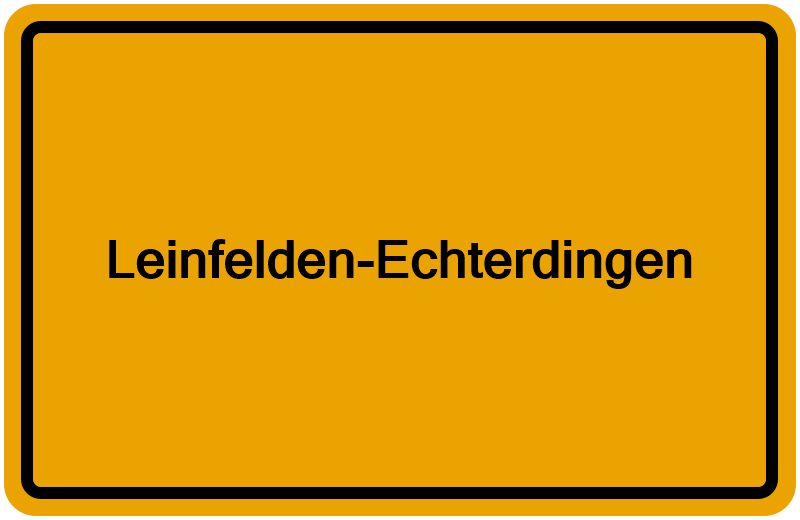 Handelsregisterauszug Leinfelden-Echterdingen