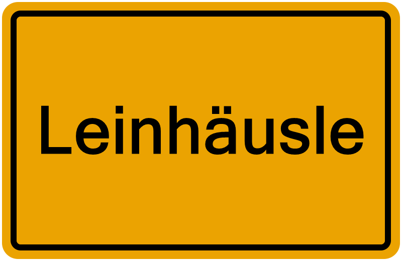 Handelsregisterauszug Leinhäusle
