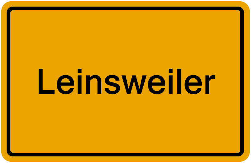 Handelsregisterauszug Leinsweiler