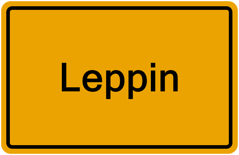 Handelsregisterauszug Leppin