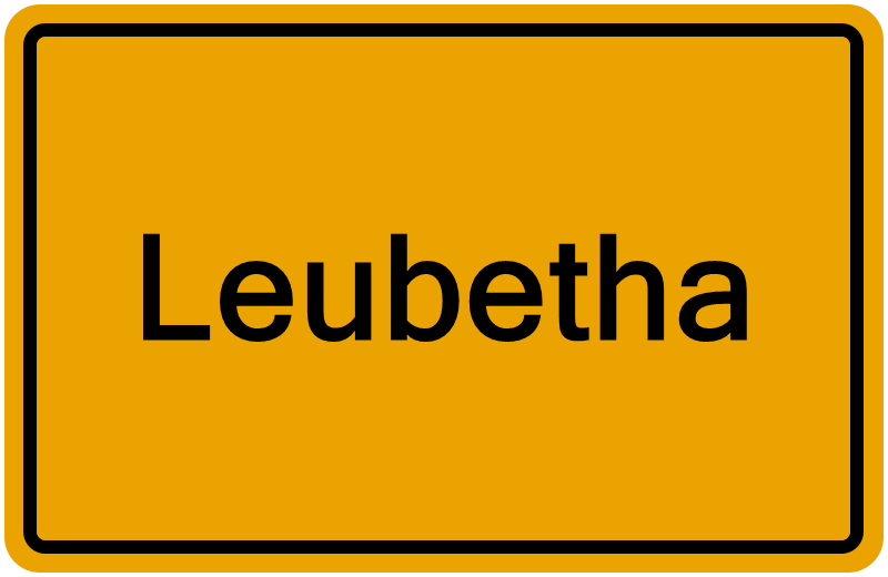 Handelsregisterauszug Leubetha