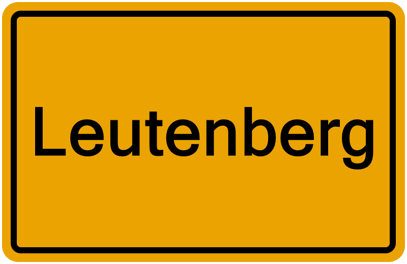 Handelsregisterauszug Leutenberg