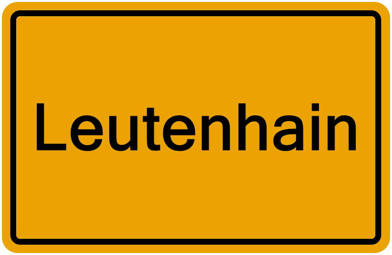 Handelsregisterauszug Leutenhain