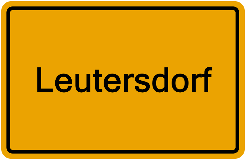 Handelsregisterauszug Leutersdorf