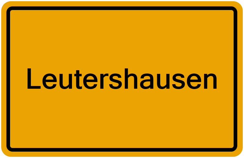 Handelsregisterauszug Leutershausen