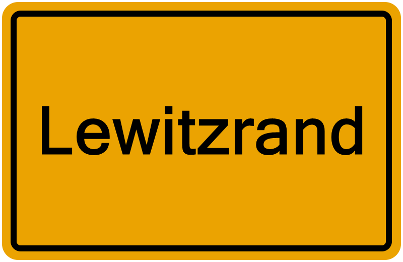 Handelsregisterauszug Lewitzrand
