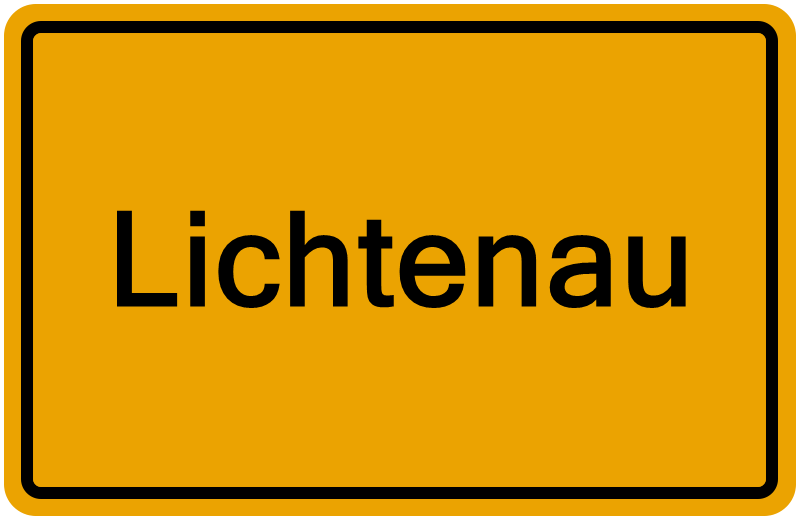 Handelsregisterauszug Lichtenau