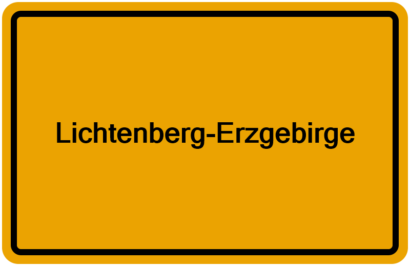Handelsregisterauszug Lichtenberg-Erzgebirge