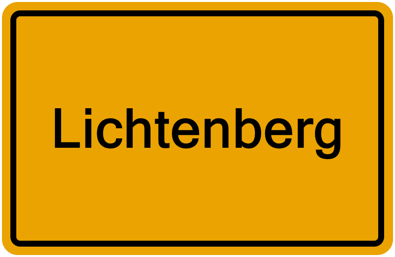 Handelsregisterauszug Lichtenberg