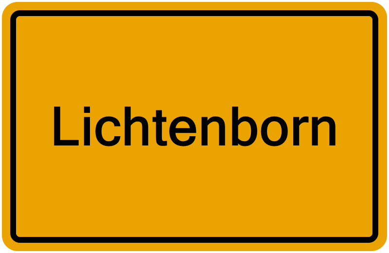 Handelsregisterauszug Lichtenborn