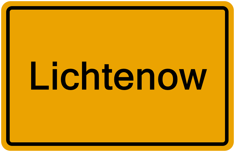 Handelsregisterauszug Lichtenow