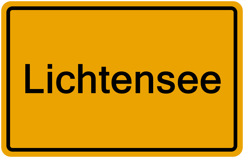 Handelsregisterauszug Lichtensee