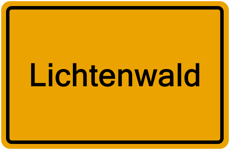 Handelsregisterauszug Lichtenwald