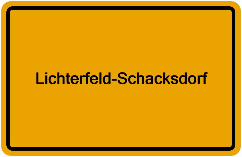 Handelsregisterauszug Lichterfeld-Schacksdorf