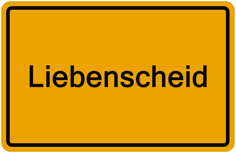 Handelsregisterauszug Liebenscheid