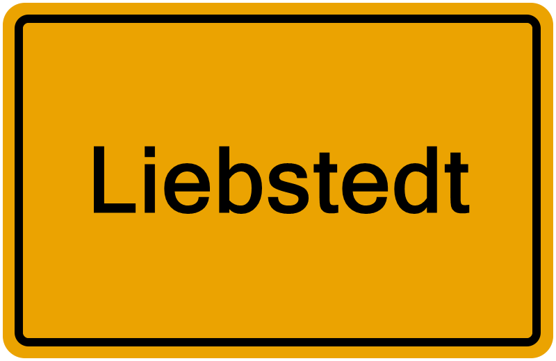 Handelsregisterauszug Liebstedt
