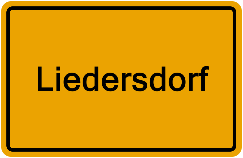 Handelsregisterauszug Liedersdorf