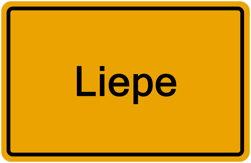 Handelsregisterauszug Liepe