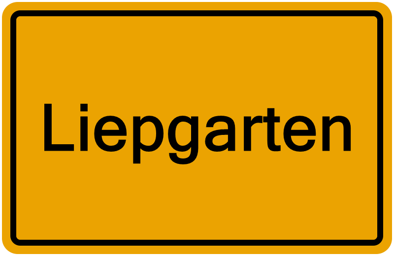 Handelsregisterauszug Liepgarten