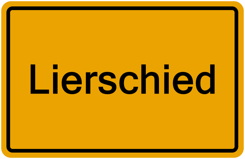 Handelsregisterauszug Lierschied