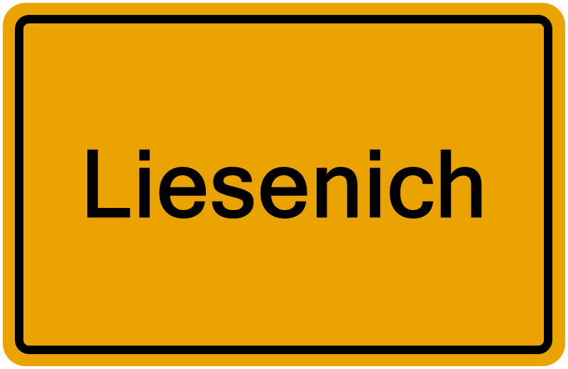 Handelsregisterauszug Liesenich