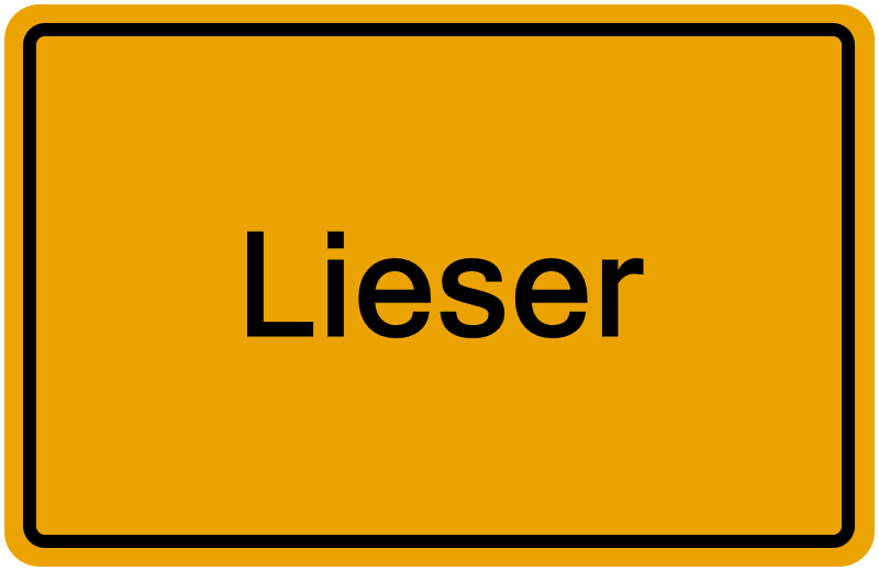 Handelsregisterauszug Lieser