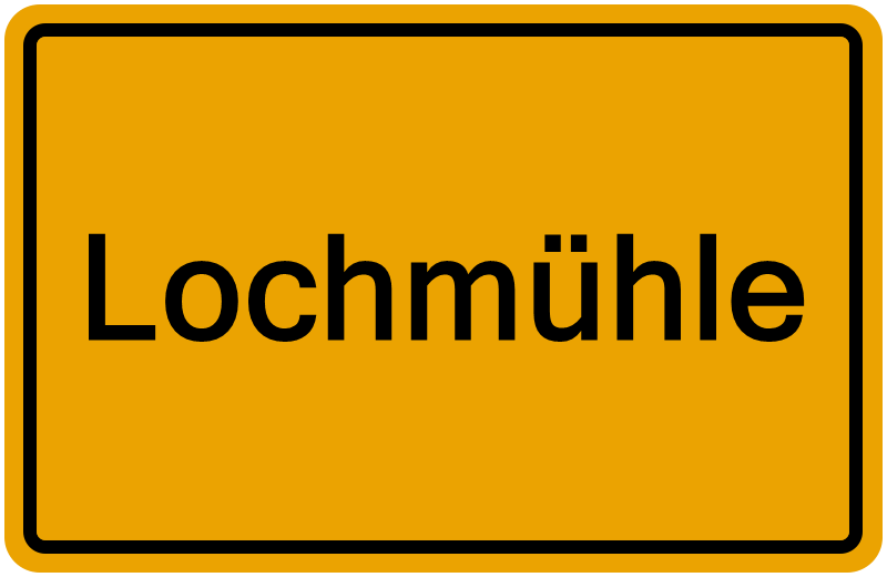 Handelsregisterauszug Lochmühle