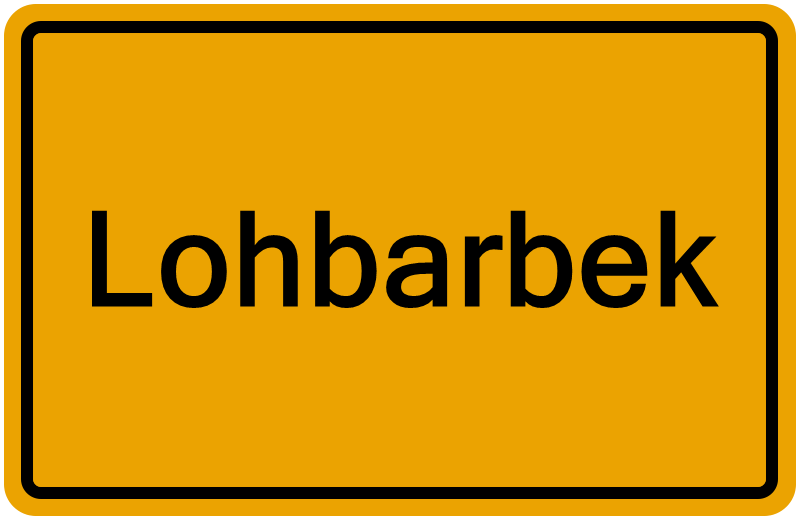 Handelsregisterauszug Lohbarbek